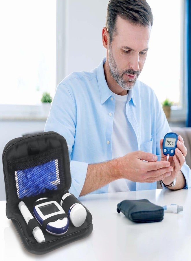 Hooshion Diabetes Travel Case, Diabetic Organizer Carrying Case Kit, Glucose Monitor Case, Blood Glucose Meter Storage Bag, Diabetic Supplies Carrying Case, Diabetic Bags for Supplies - Image 5